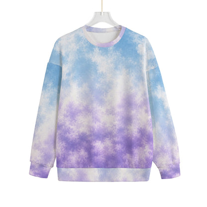 Unisex Drop-shoulder Knitted Fleece Sweater - view 1