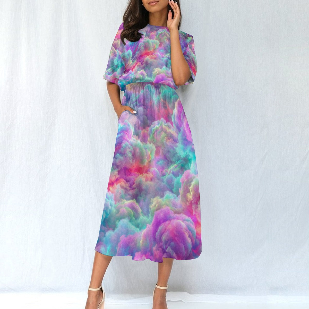 Women's Elastic Waist Dress
