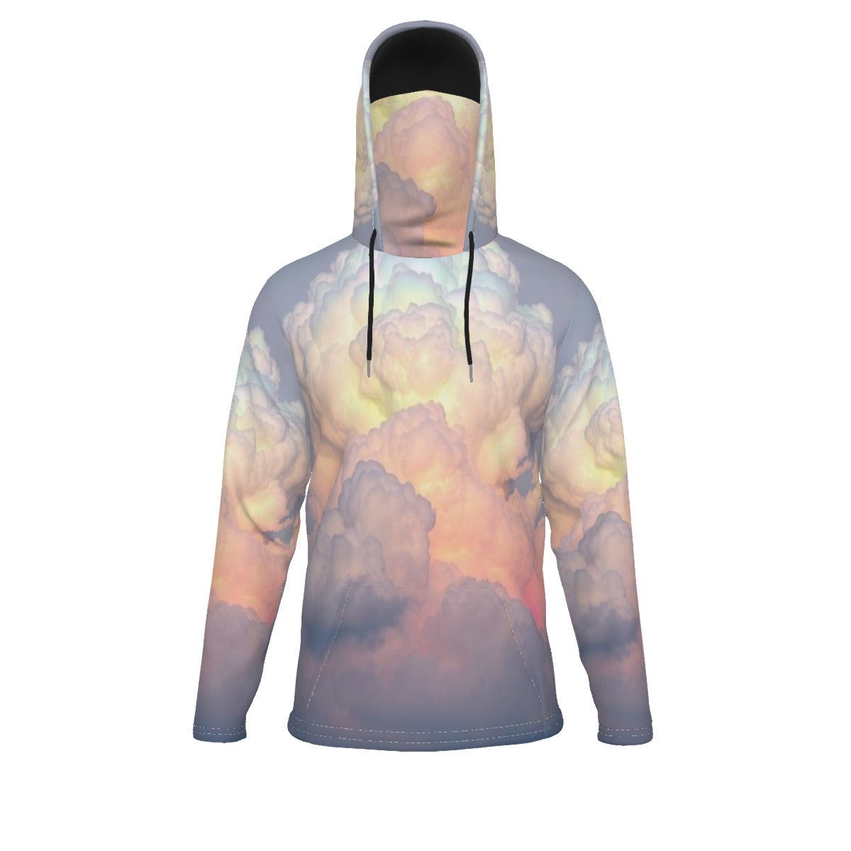 Men's Pullover Hoodie With Mask - view 1