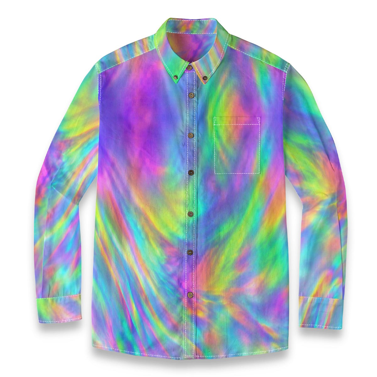 Men's Casual Lapel Long Sleeve Shirt|125GSM Cotton
