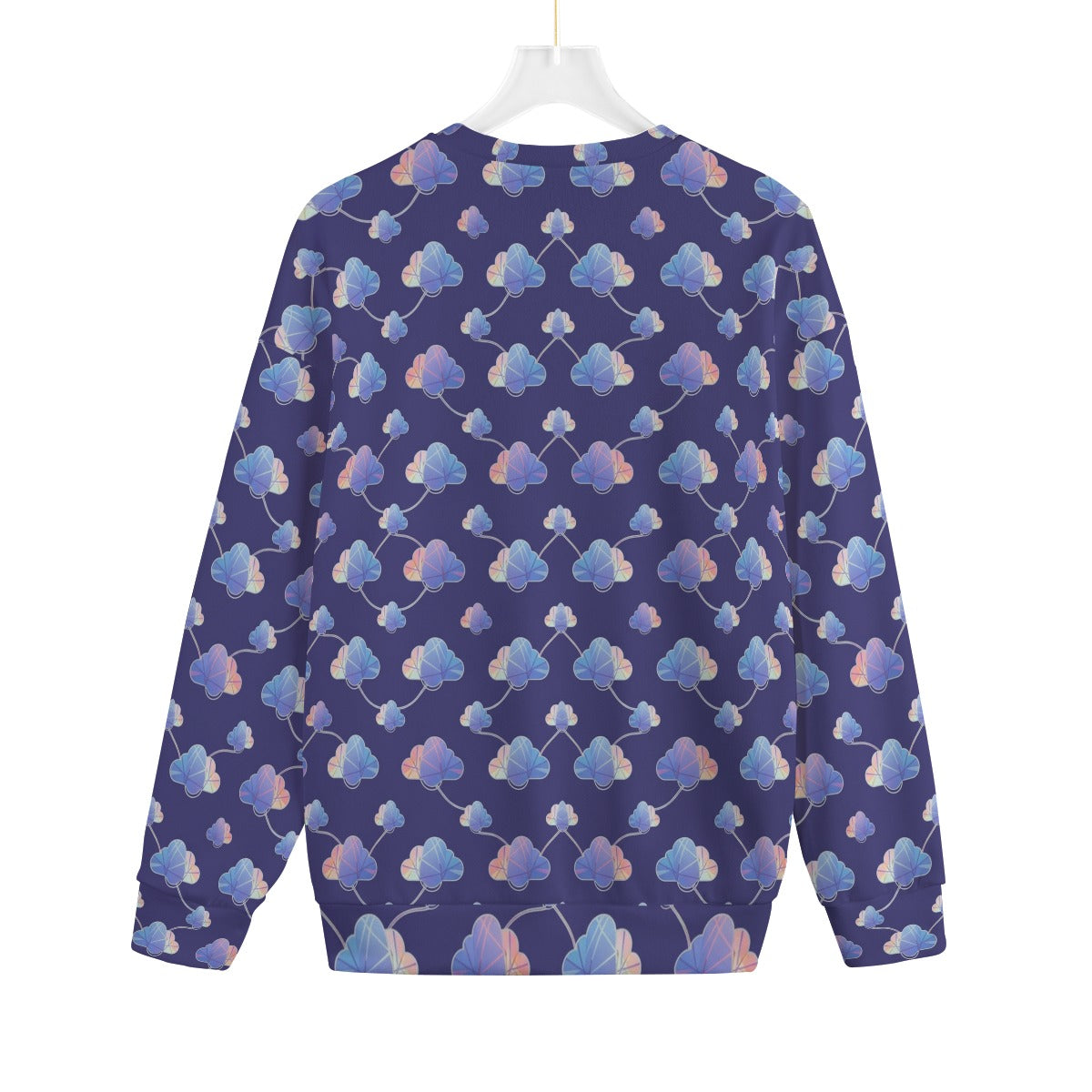 Unisex Drop-shoulder Knitted Fleece Sweater - view 2