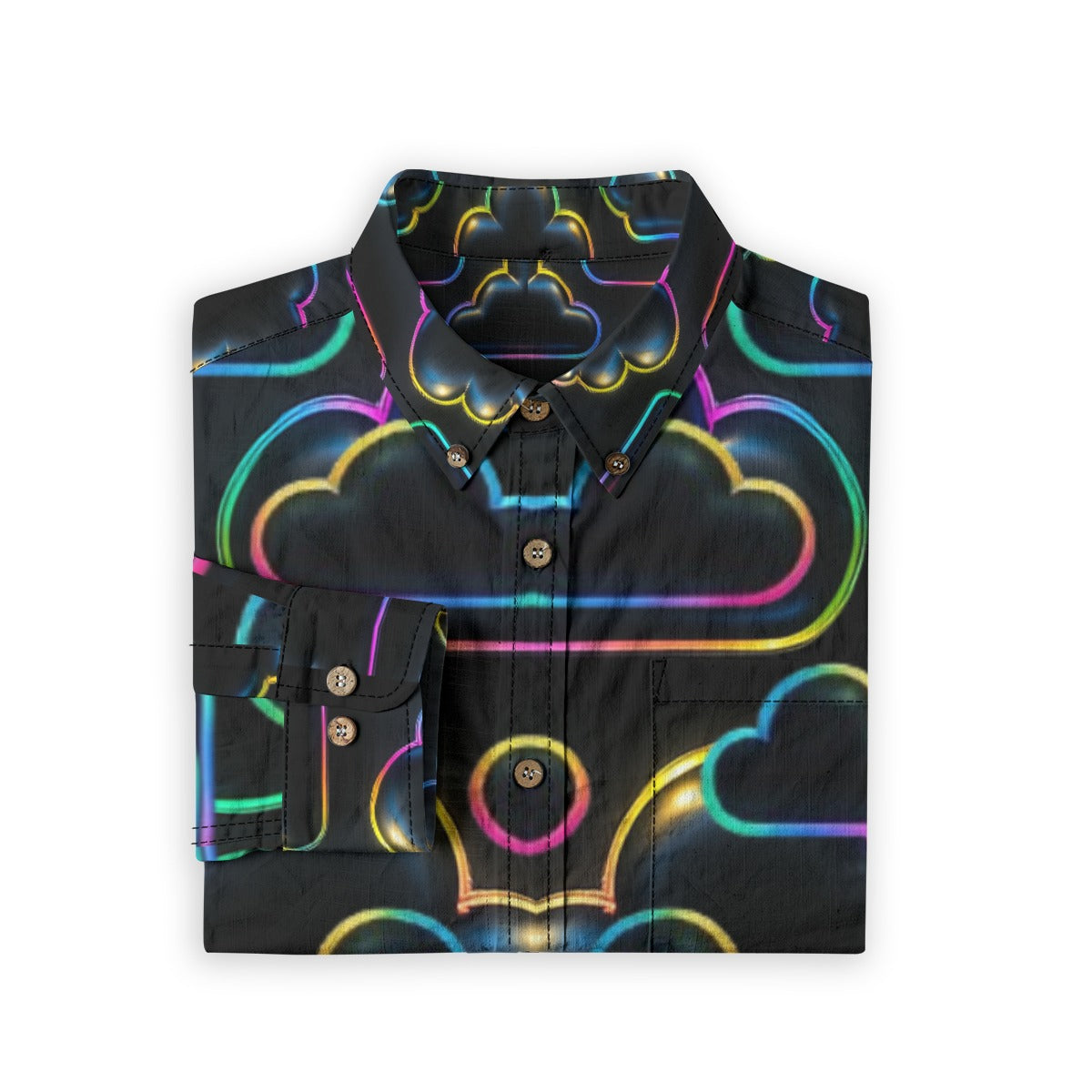 Men's Casual Lapel Long Sleeve Shirt|125GSM Cotton