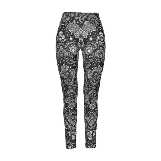 Women's High Waist Leggings | Side Stitch Closure