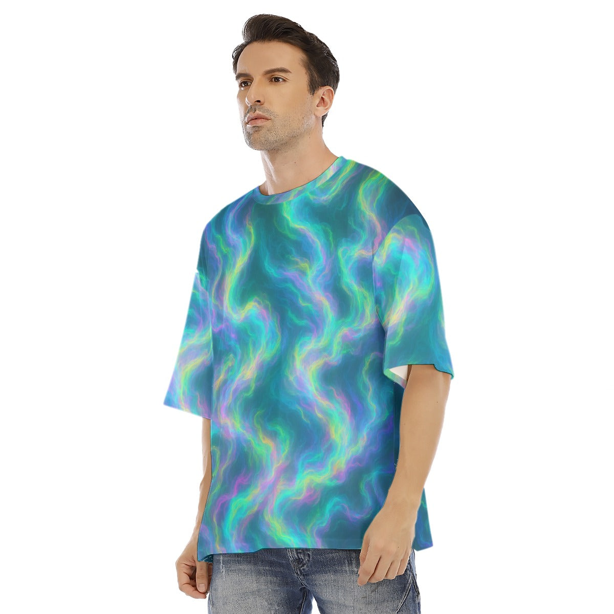 Men's Drop Shoulder T-shirt With Short Sleeve