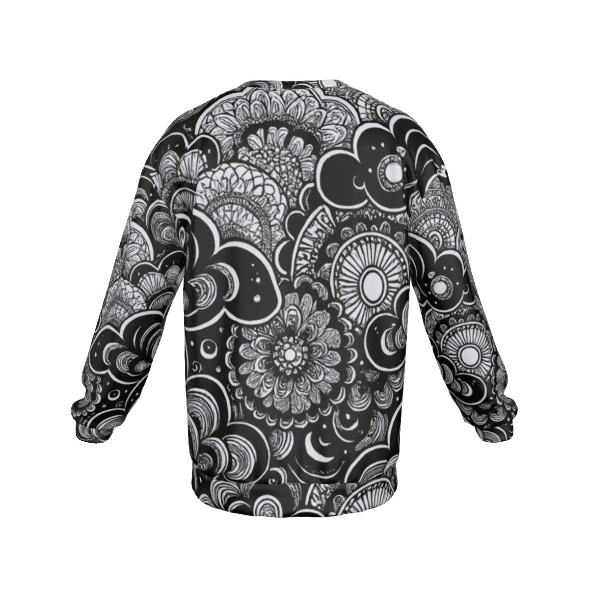 Men's Drop Shoulder Round Neck Long-Sleeved Sweatshirt