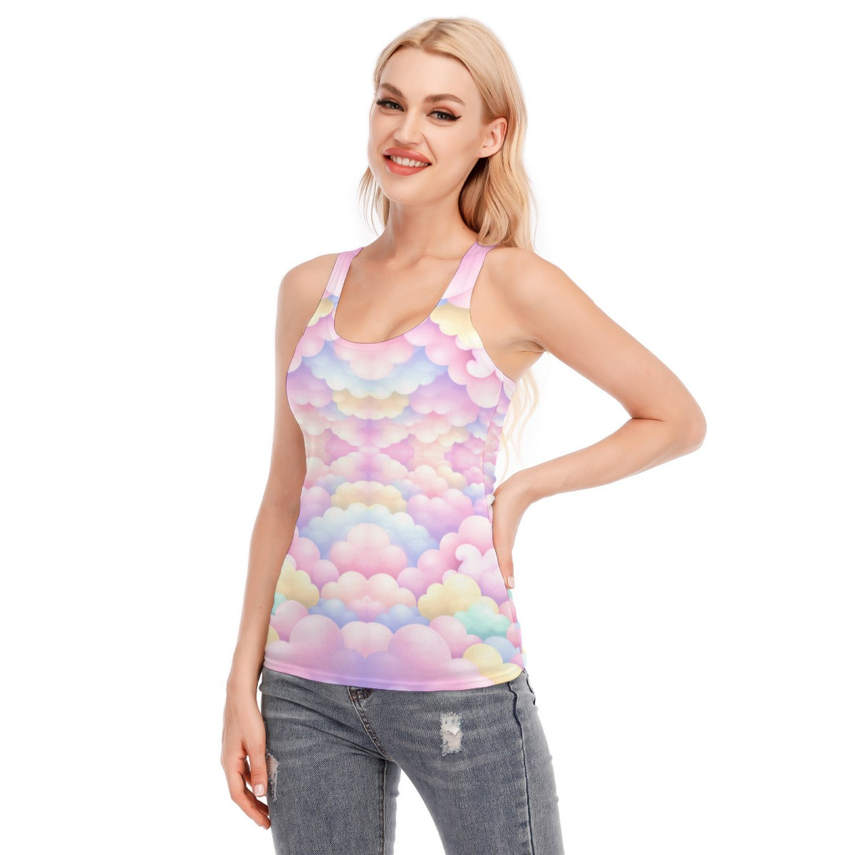 Women's Racer Vest | 190GSM Cotton