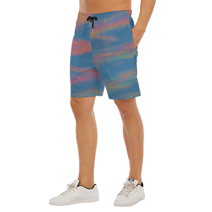 Men's Beach Shorts With Elastic Waist