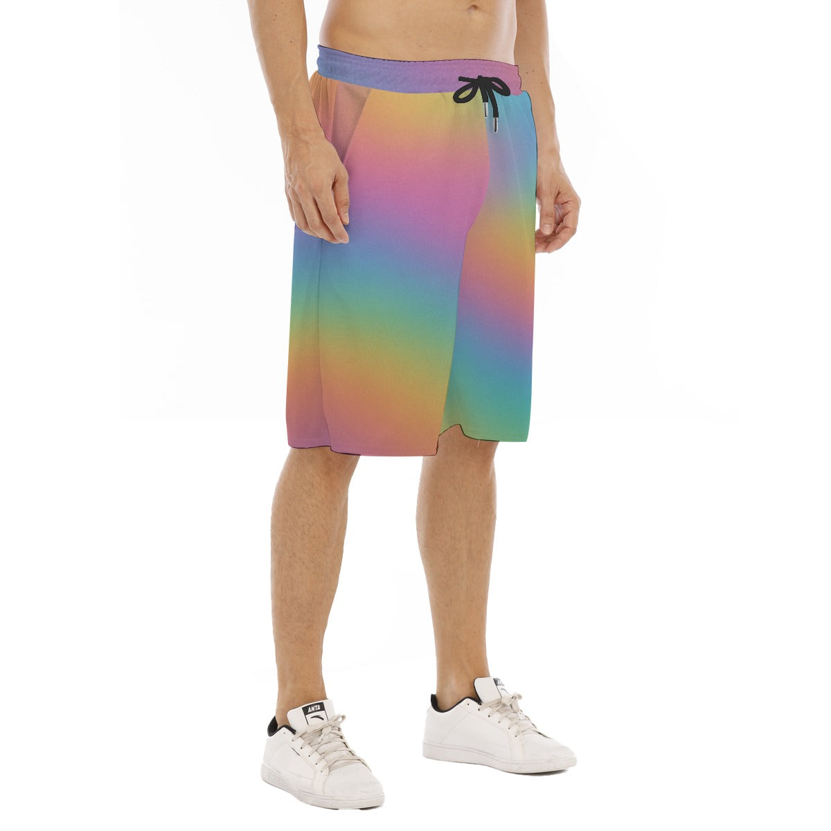 Men's Tether Loose Shorts With Pocket