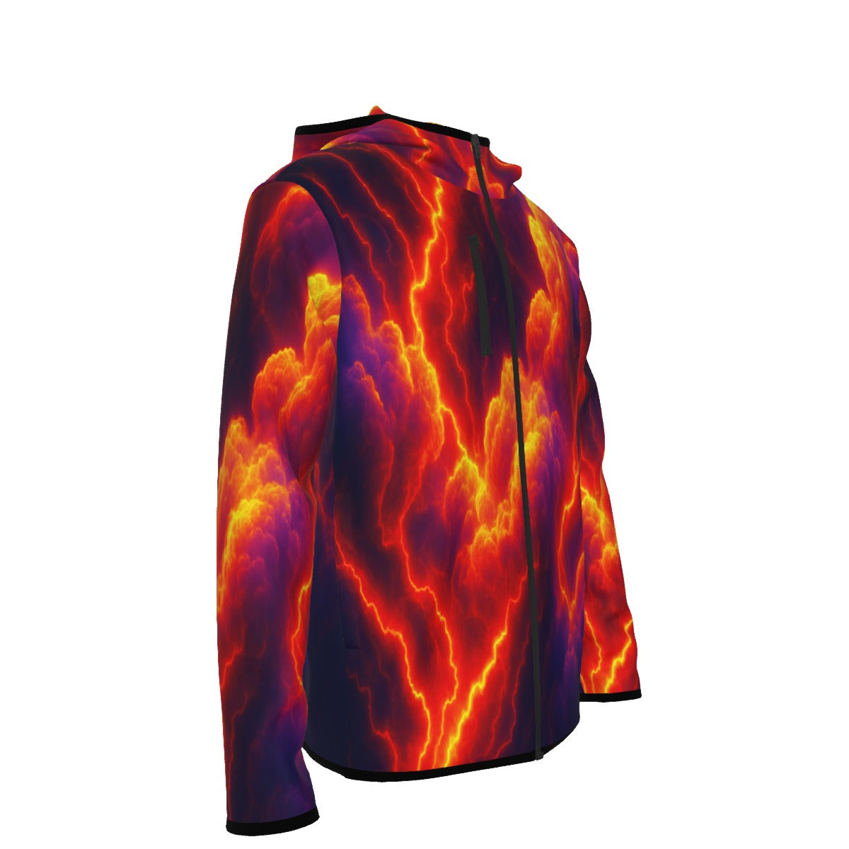 Men's Stylish Hoodie with Thumb Hole Design - view 4