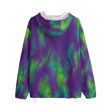 Unisex Pullover Jacket With Zipper Closure