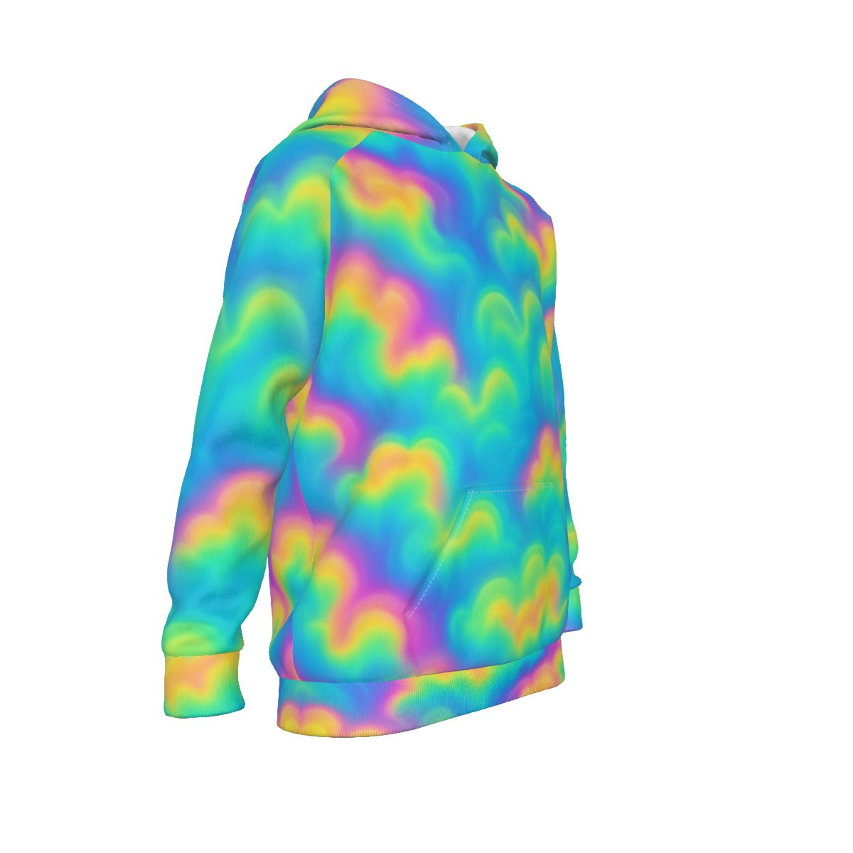 Unisex Kid's Raglan Pullover Hoodie