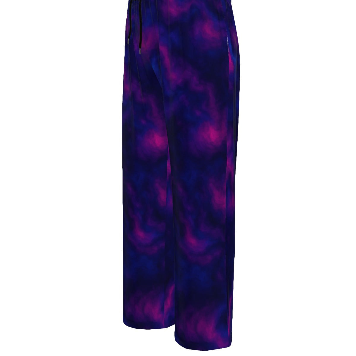 Unisex Knitted Fleece Wide Leg Pants