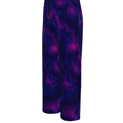 Unisex Knitted Fleece Wide Leg Pants