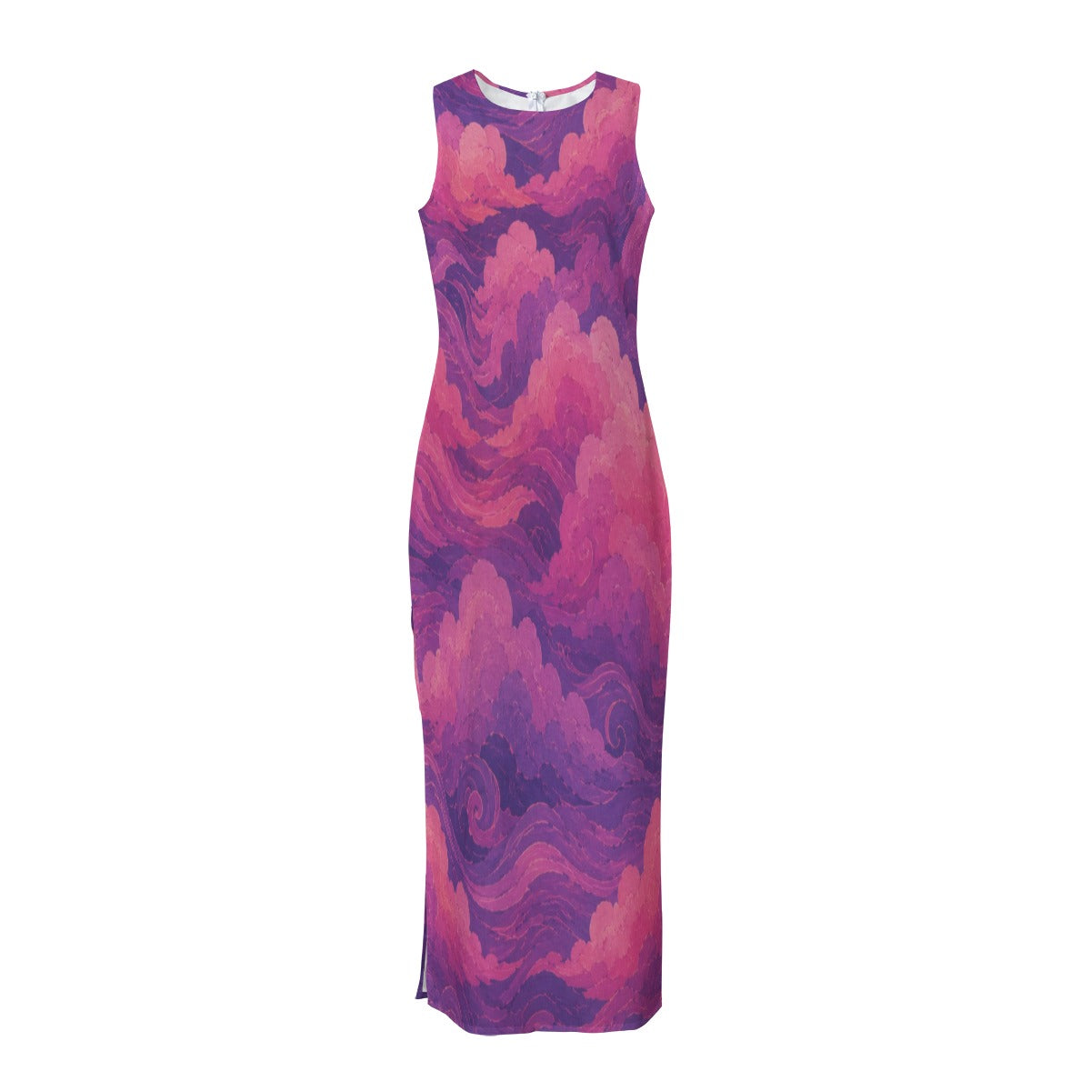 Women's Beach Perspective Chiffon Sleeveless Dress by O’Nimbus