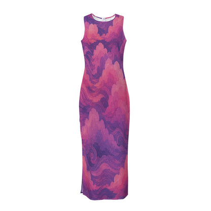 Women's Beach Perspective Chiffon Sleeveless Dress by O’Nimbus