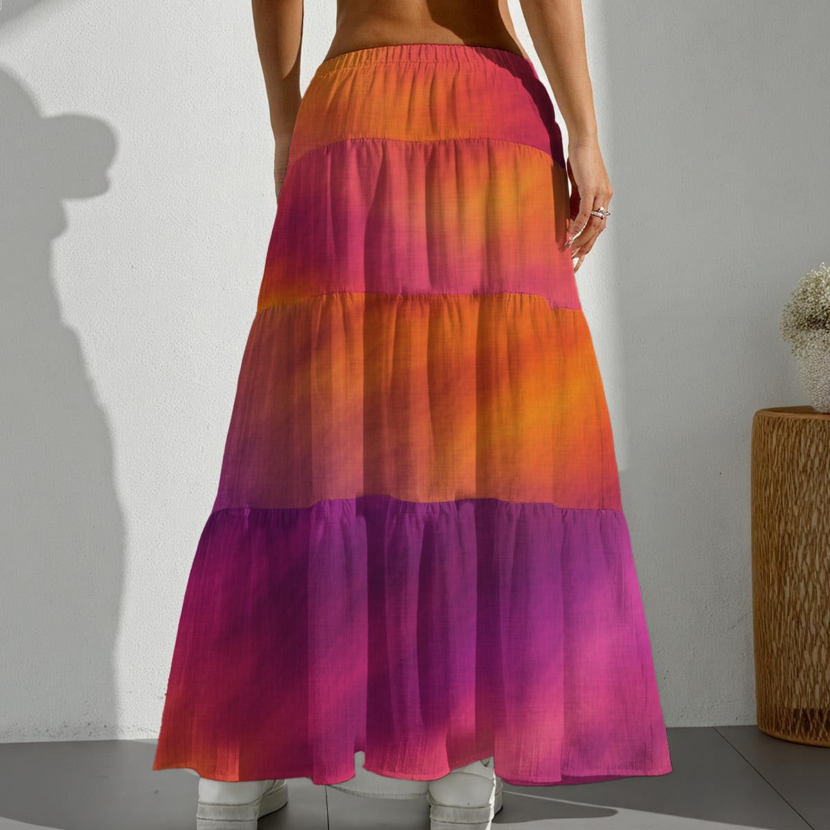 Women's Pleated Long Skirt