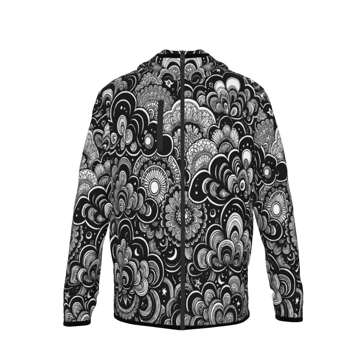 Men's Stylish Hoodie with Thumb Hole Design - view 1