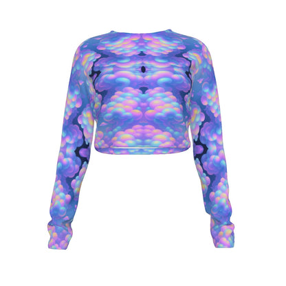 Women's Round Neck Crop Top T-Shirt