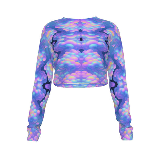 Women's Round Neck Crop Top T-Shirt