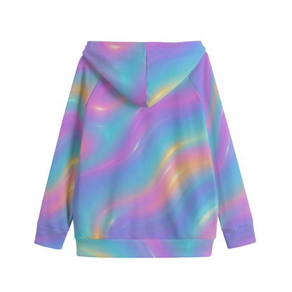 Unisex Kid's Zip Up Raglan Sleeve Hoodie | 310GSM Cotton