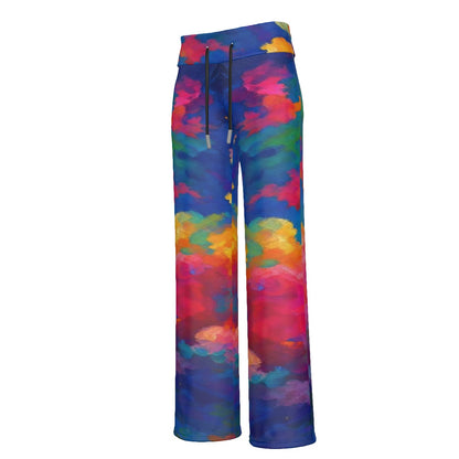 Women's High-waisted Straight-leg Trousers