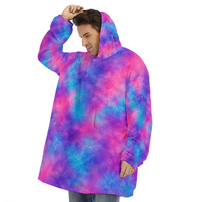 Unisex Sherpa-Fleece Hoodie Blanket - view 3