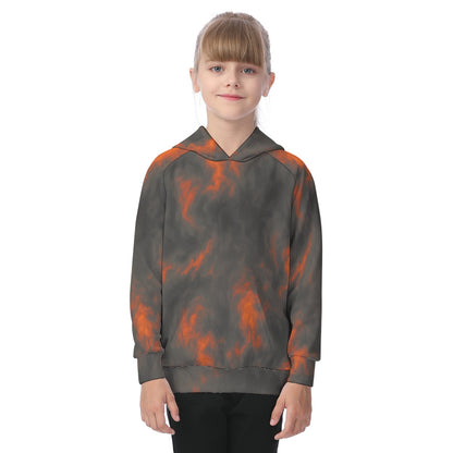 Unisex Kid's Raglan Pullover Hoodie