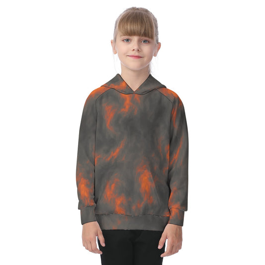 Unisex Kid's Raglan Pullover Hoodie