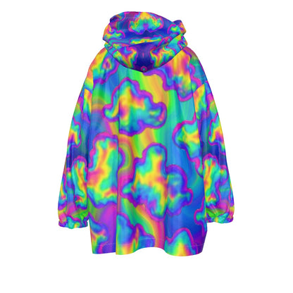 Unisex Kid's Sherpa Fleece Hoodie Blanket