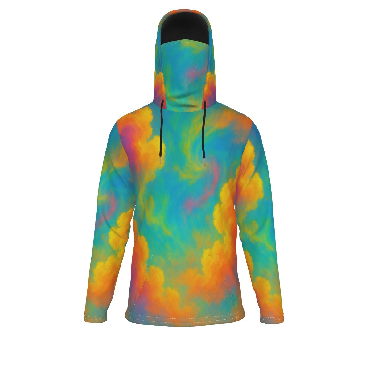 Men's Pullover Hoodie With Mask - view 1