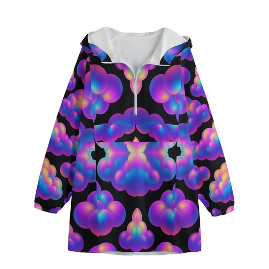 Unisex Windbreaker Long Jacket