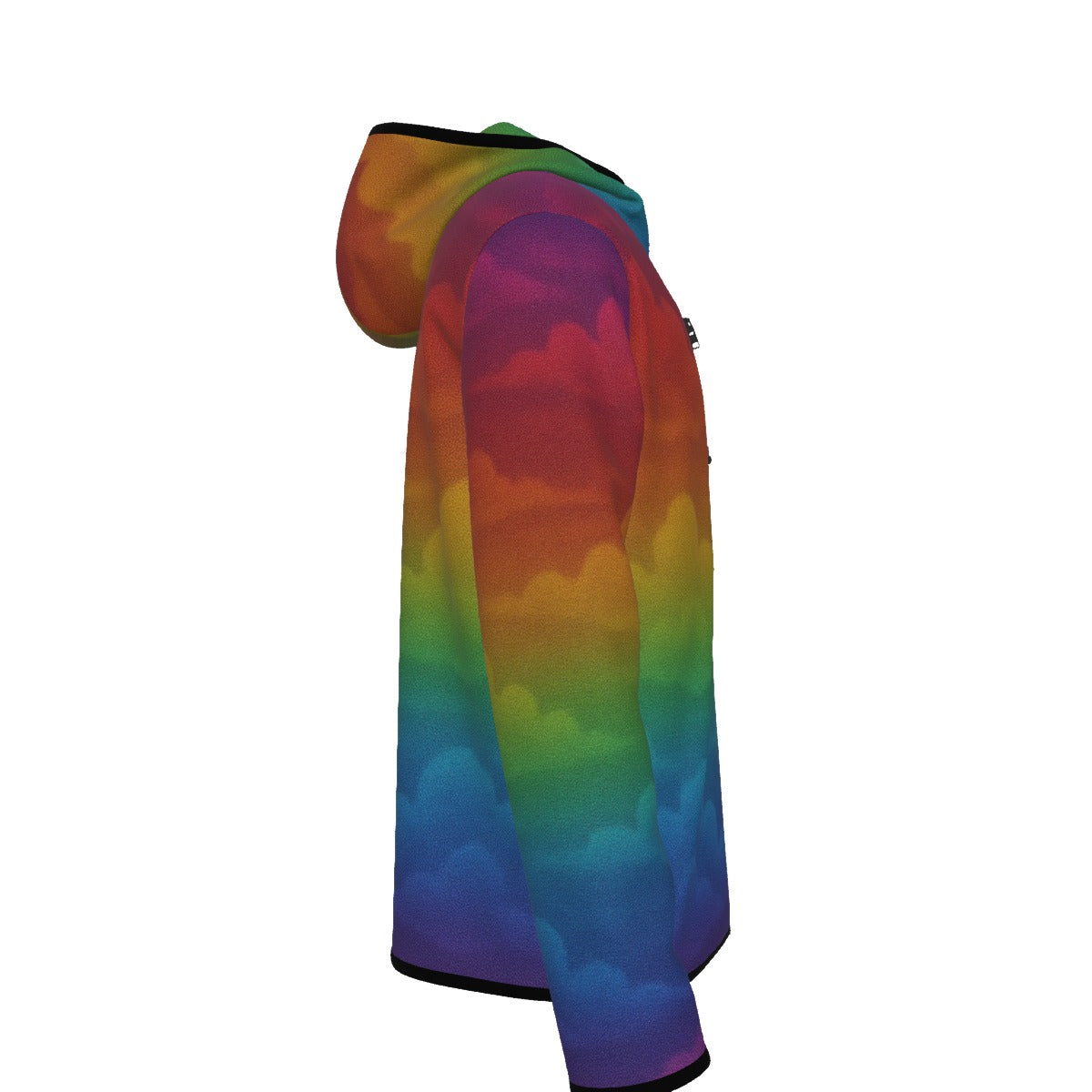 Men's Stylish Hoodie with Thumb Hole Design - view 3