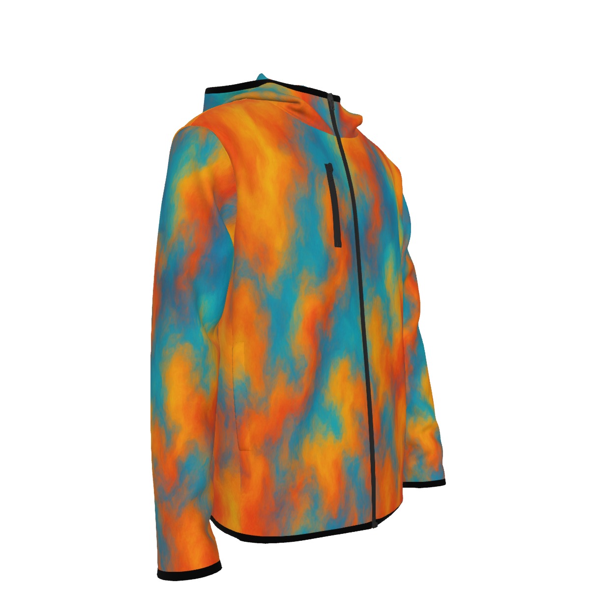 Men's Stylish Hoodie with Thumb Hole Design - view 4