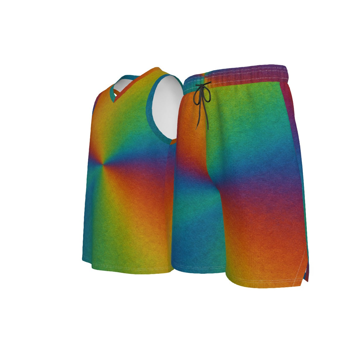 Men's V Neck Basketball Suit