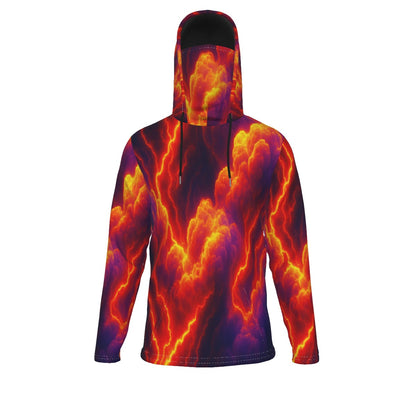 Men's Pullover Hoodie With Mask - view 1