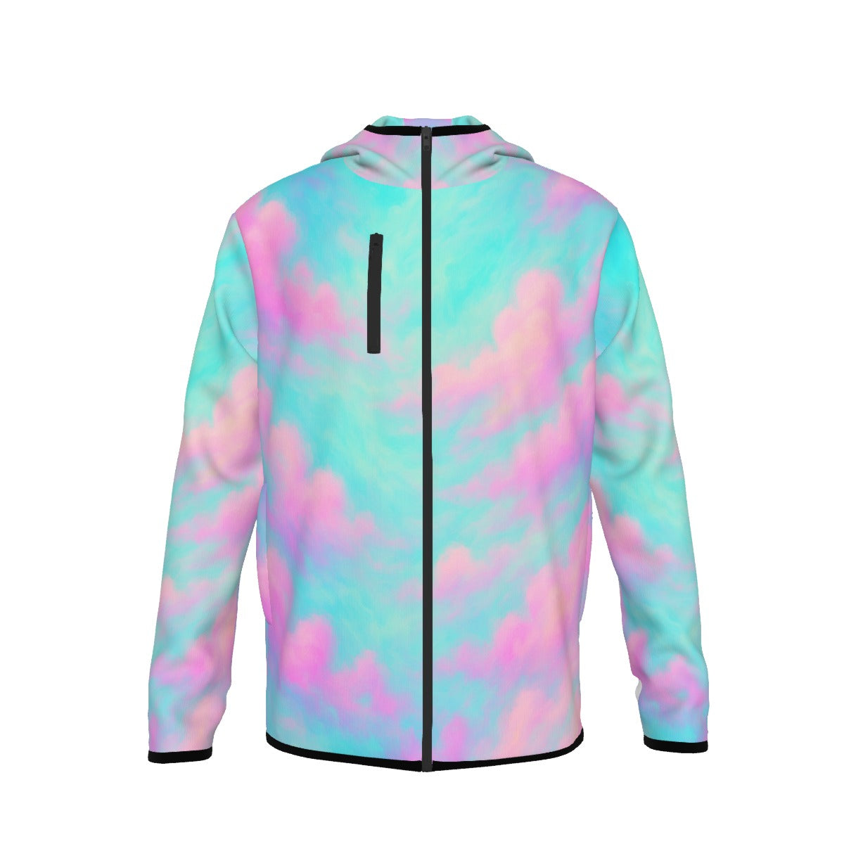 Men's Stylish Hoodie with Thumb Hole Design - view 1