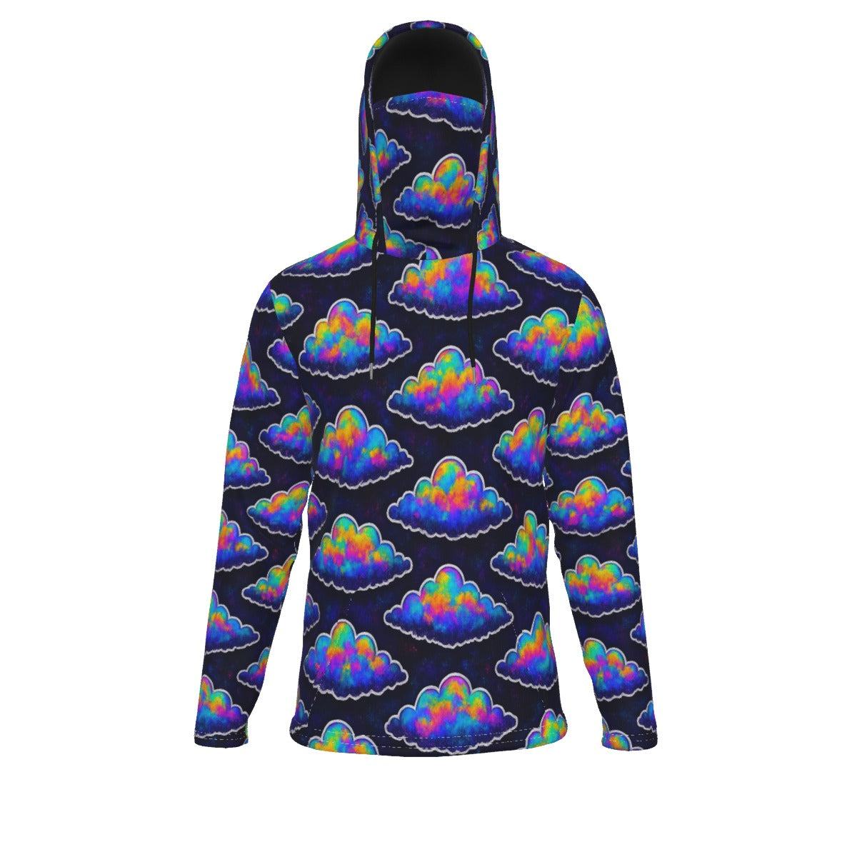 Men's Pullover Hoodie With Mask - view 1