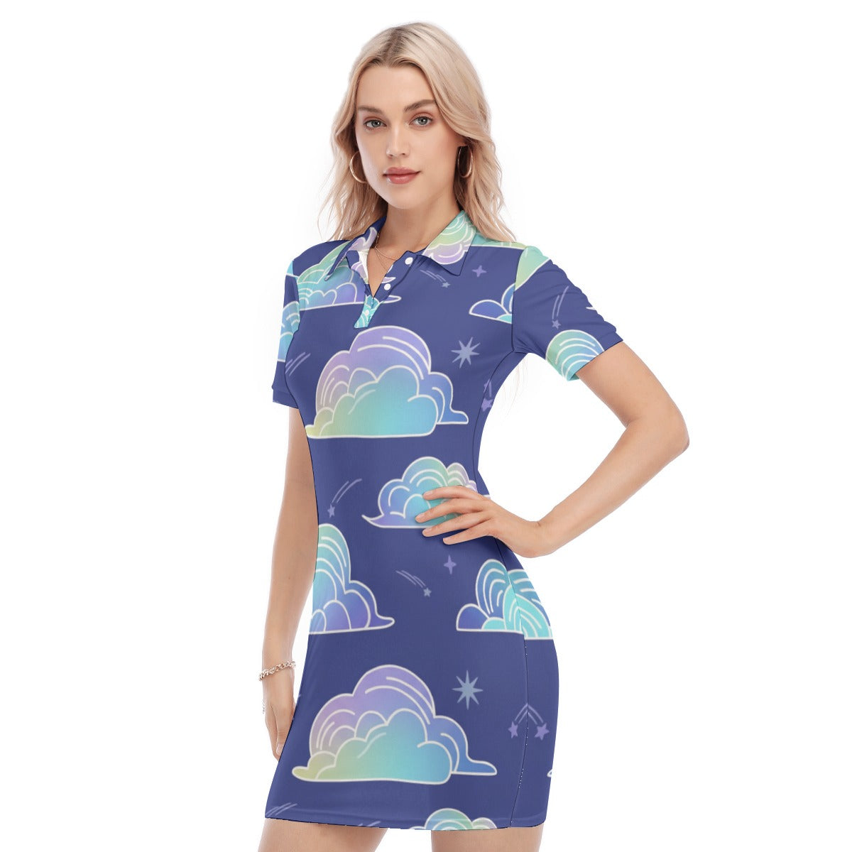 Women's Polo Collar Dress