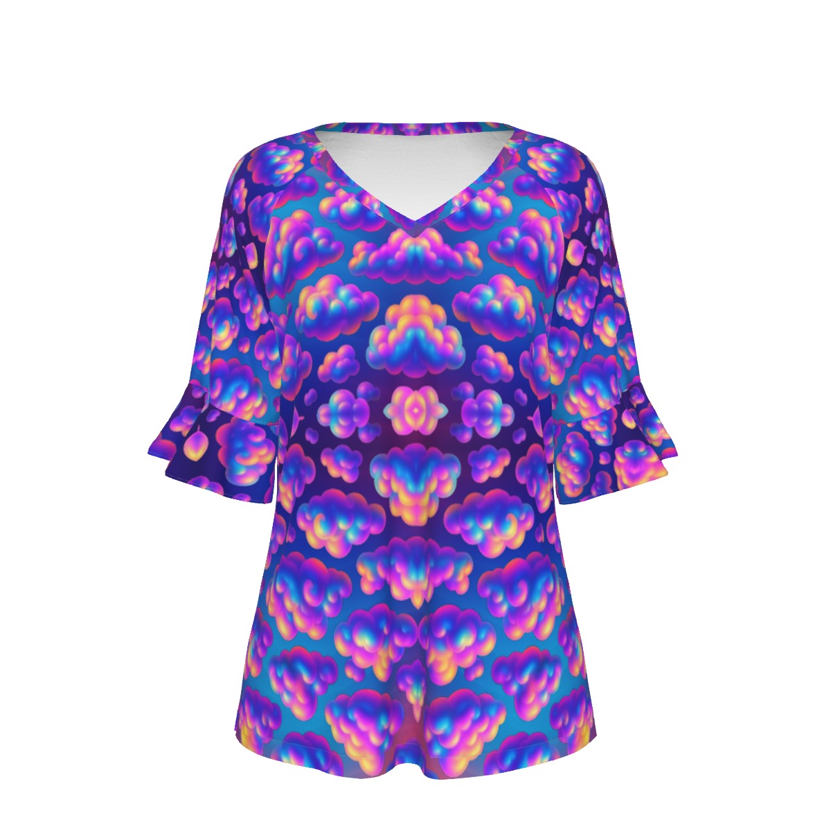 Women's T-shirt With Bell Sleeve