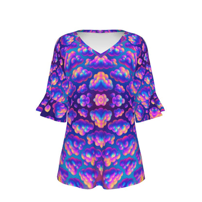 Women's T-shirt With Bell Sleeve