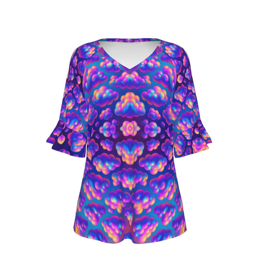 Women's T-shirt With Bell Sleeve