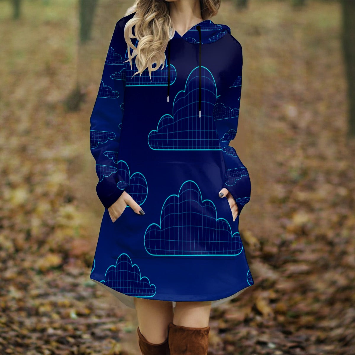 Women's Longline Hoodie Dress