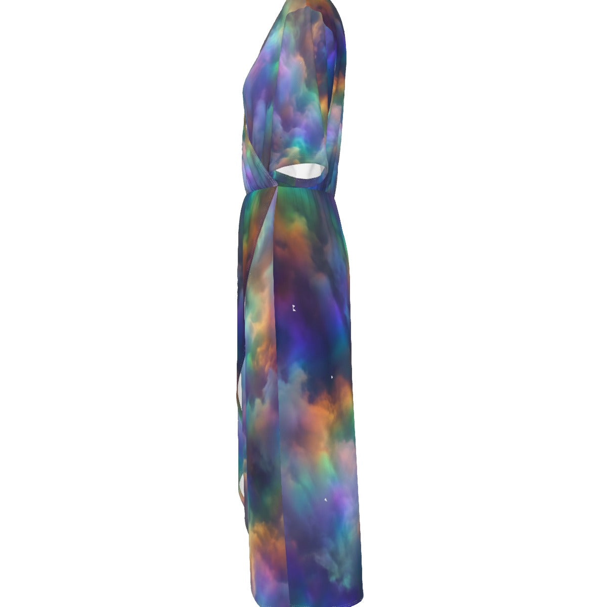 Women's Short Sleeve V-neck Dress