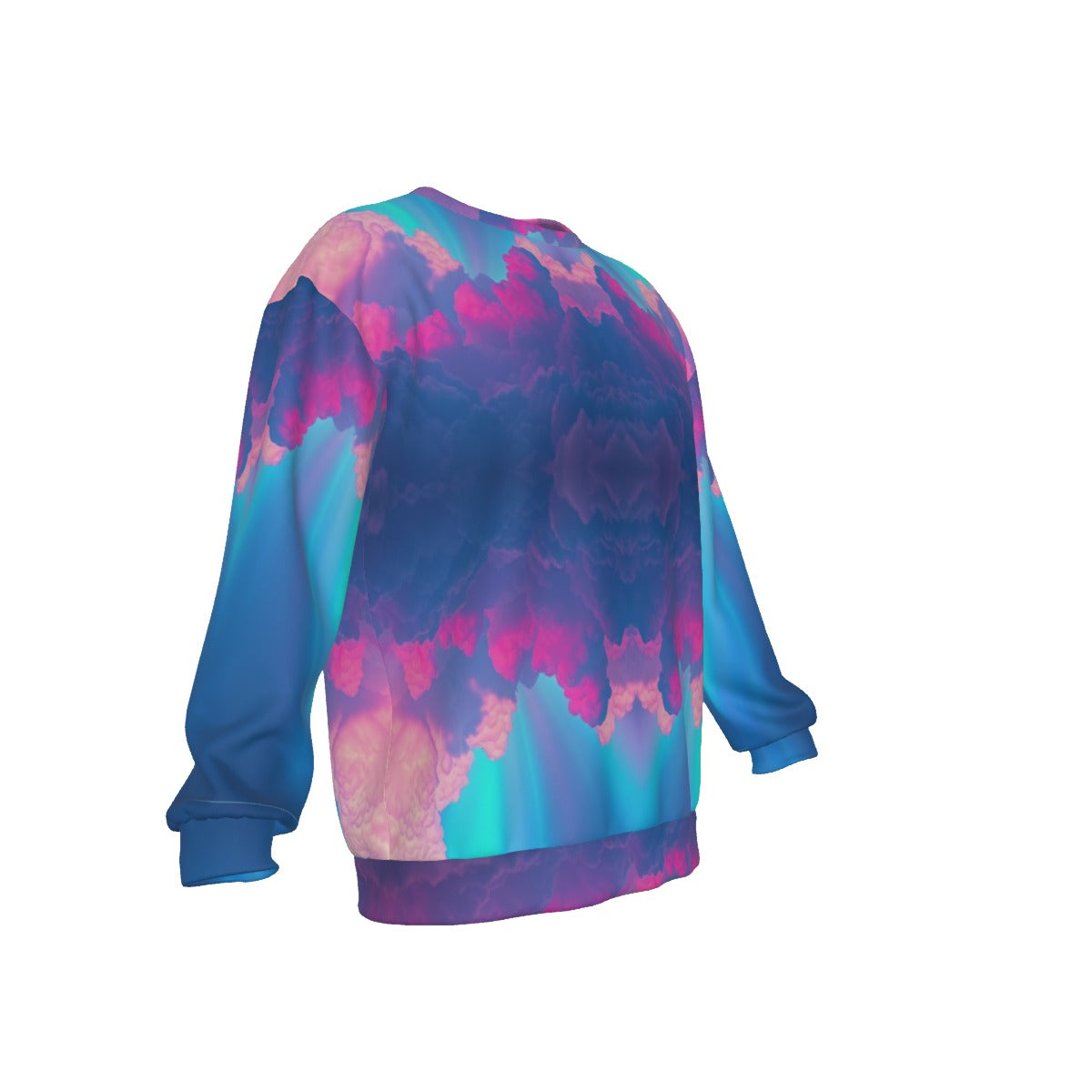Men's Drop Shoulder Round Neck Long-Sleeved Sweatshirt