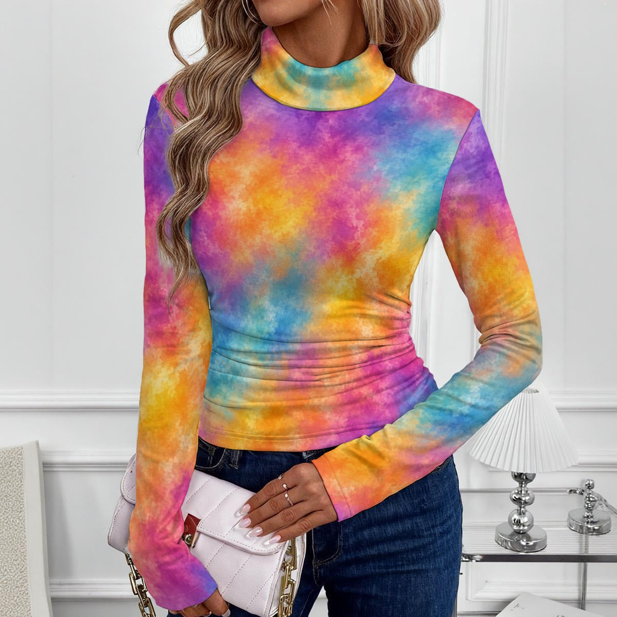 Women's High-Neck Top With Long Sleeve by O’Nimbus – view 2
