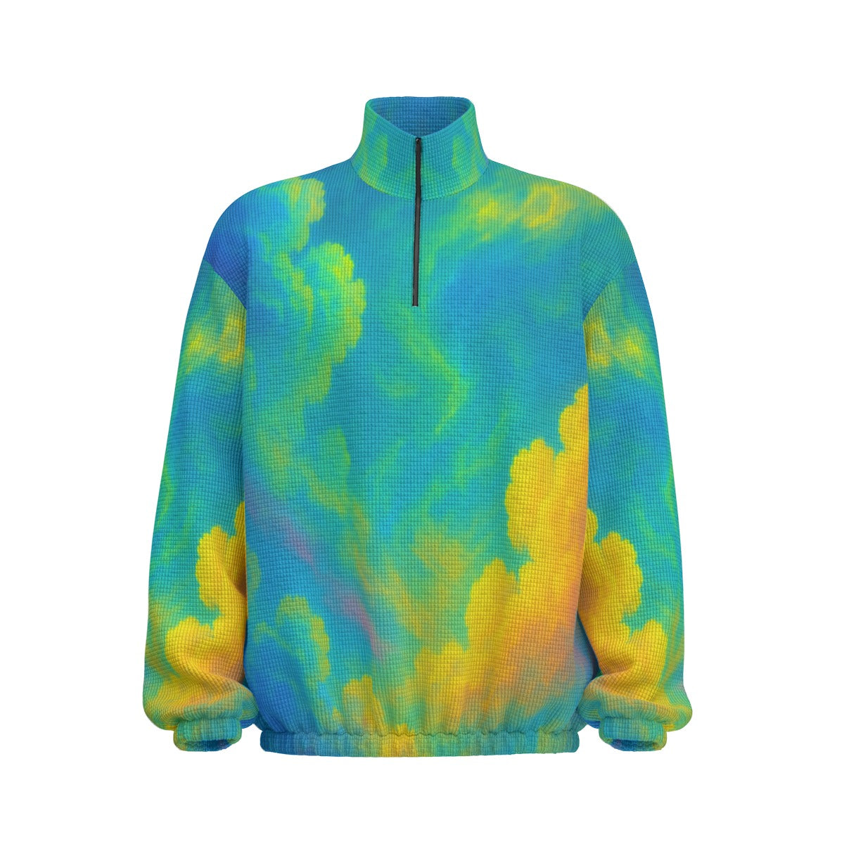 Unisex Turtleneck Zippered Sweatshirt