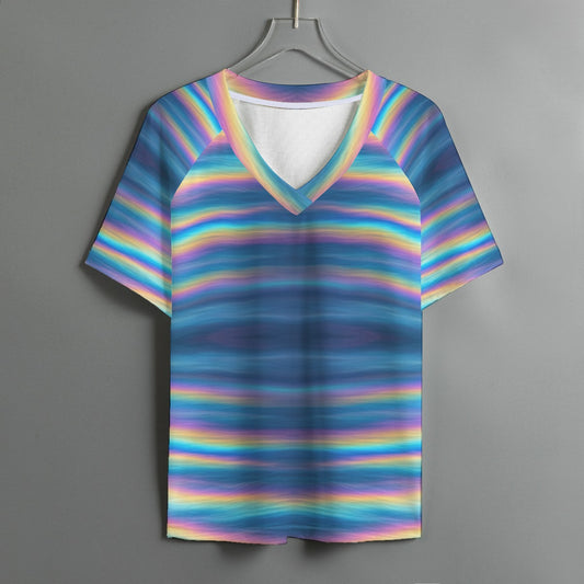 Women's V-neck T-shirt With Short Sleeve