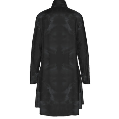 Women's High Neck Dress With Long Sleeve