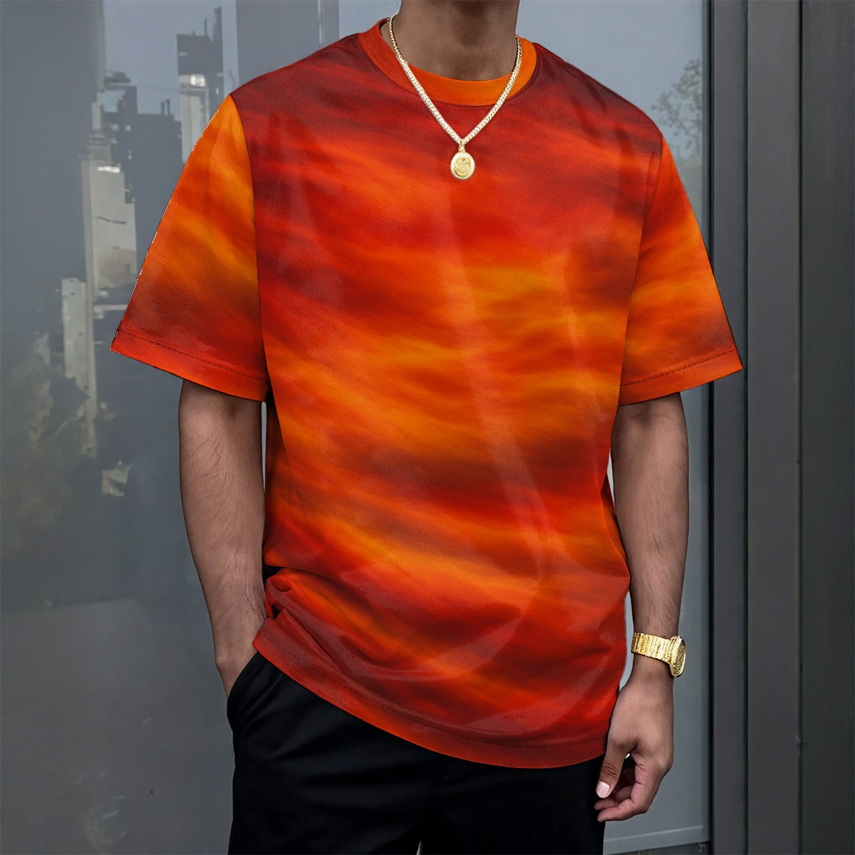 Unisex Drop-shoulder T-shirt|180GSM