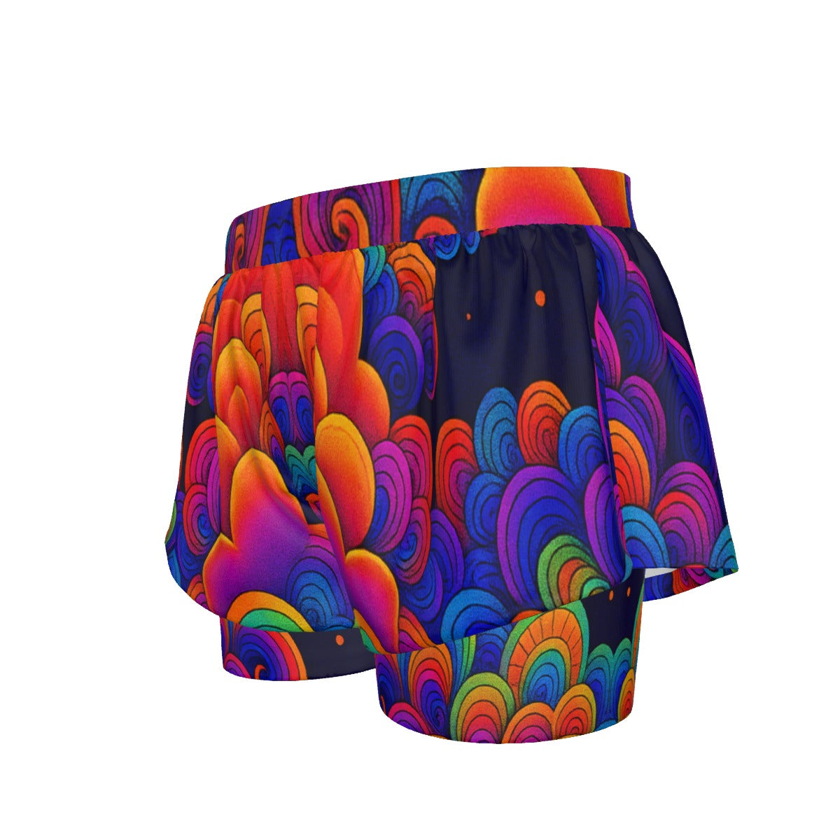 Unisex Sports Lined Shorts